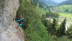 Mehr Gehen als Klettern steht auf dem Programm.