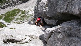 Nördliche Südostwand - Glatscherofenkogel, 3. Seillänge