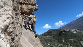 Diese Ecke ist die Schlüsselstelle - Lumaca am Monte Baone