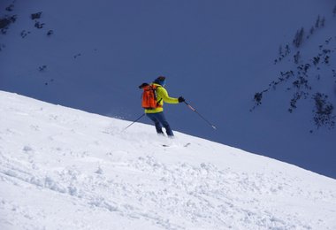 Bei der Abfahrt