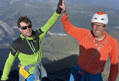 Ein Traum wird wahr am 6.Tag auf dem Eigergipfel. Foto:Thomas Wiatowski
