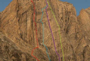 Expedition Mythic Cirque - Topo Father Tower (c) Martin Feistl/Felix Bub