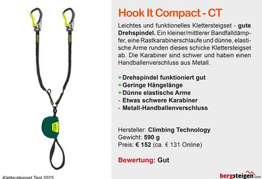 Climbing Technology Hook It Compact