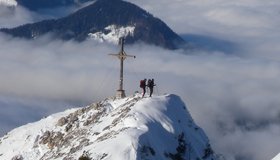 Auf dem Gipfel der Naunspitze