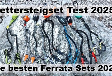 Klettersteigset Test 2025 - die besten Klettersteigsets