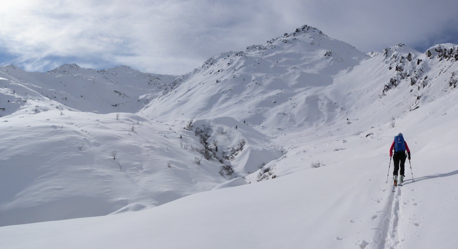 Vor dem hinteren Kar - es ist immer noch flach.