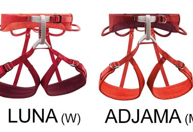 Links der Luna (Damen Modell) und rechts der Adjama (Herren Modell)