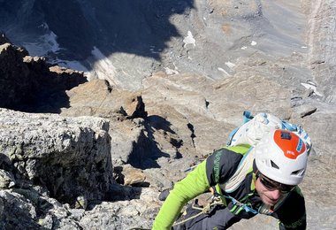 Erstbegehung Rottalhorn (3971m) Westwand