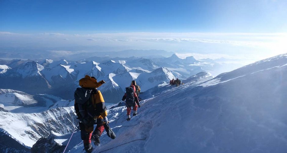Everest Gipfelgrat 8800m China