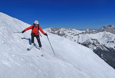 Abfahrt Hohe Munde, Schwierigkeitsgrad 4