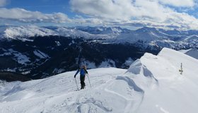 Kurz vor dem Gipfel