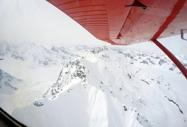 Karl Egloff Denali Rekord - der Denali aus der Luft