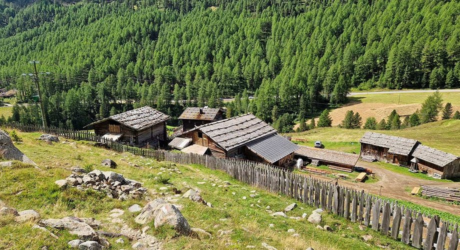 Die kleine Häusergruppe Marchegg