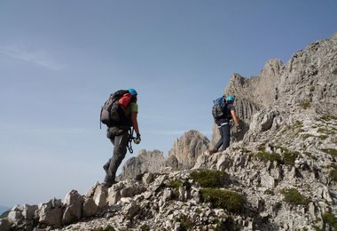 Zugstieg zum Rif 7° Alpini (c) Andreas Jentzsch