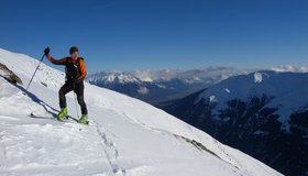 Beim Aufstieg auf den Grieskogel