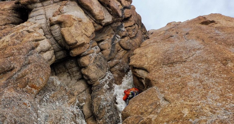 Neutour in der Ostwand des Pik Gronkey (5.080m) (c) Japs