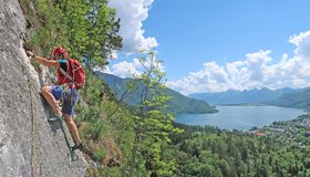 Der Beginn der 4ten Seillänge.