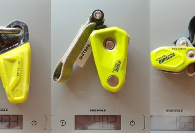 Der Gewichtsvergleich Ohm-Ohm II und Ohmega