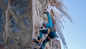 Daniel beim Einrichten der Route