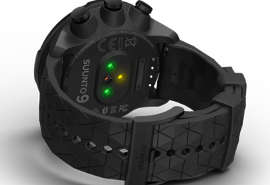Herzfrequenzsensor der Suunto 9 Baro Titanium