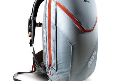 ABS Vario line  Zip-On: 18l Silver-Orange Base Unit: Silver Edition