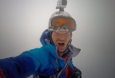 Markus Pucher am Gipfel des Cerro Torre (c) Archiv Markus Pucher