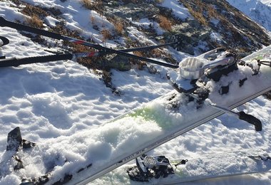 Leichte Eisbildung auf dem Magneten, was aber nicht stört