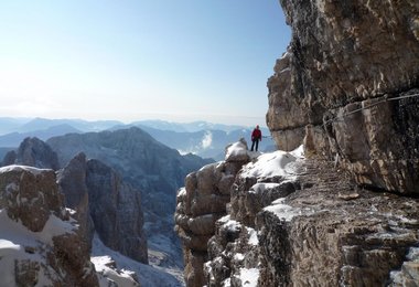 Sentiero Brentari - Tag 4 des Bocchette Wegs