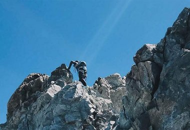 Nicolas Jea bei der Meije Traverse