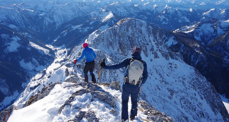 Mit dem Khroma 30 zwischen Skitdepot und Gipfel