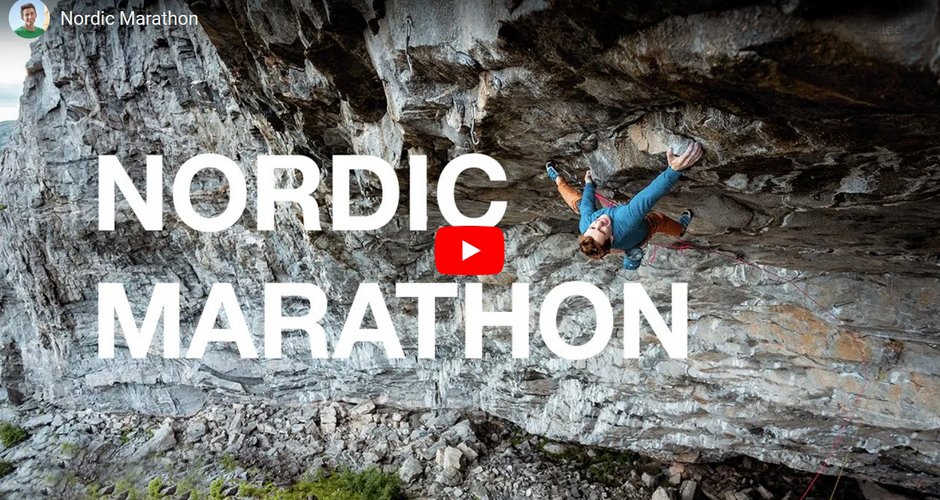  Seb Bouin klettert Nordic Marathon (130m, 9b/+)