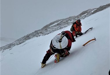 Bei den Vorbereitungen am Makalu (c) Karl Egloff