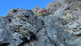 Blick in die dritte Seillänge