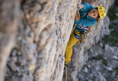 Klettern wird beim Alpinkader 4.0 großgeschrieben; Foto: Stefan Voitl