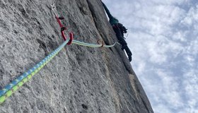 3. Seillänge: Quergang