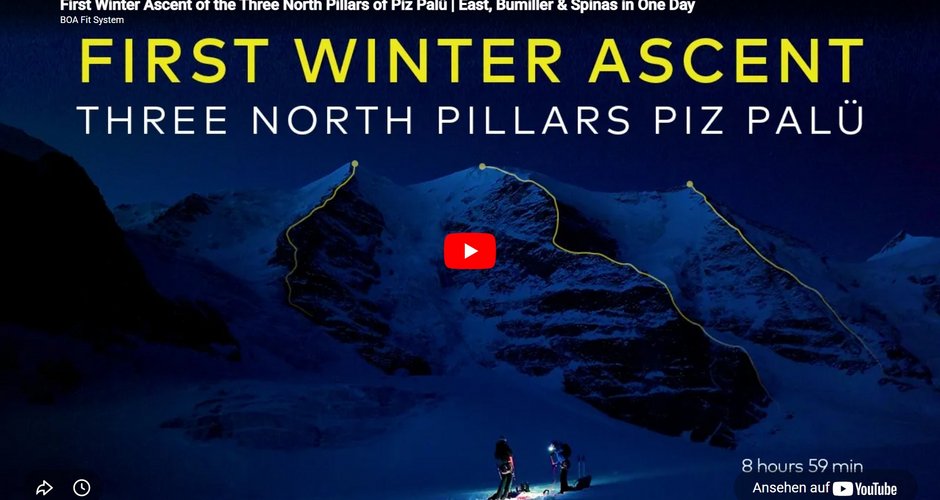 VIDEO: ERSTE WINTERTRILOGIE AM PIZ PALÜ