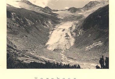 Hornkees, Zillertaler Alpen, Berliner Hütte 1953 (Foto: Gletscherarchiv Alpenverein)