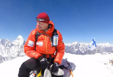 Auf dem Gipfel des Island Peak