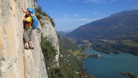 Die Crux in der 3. Seillänge 