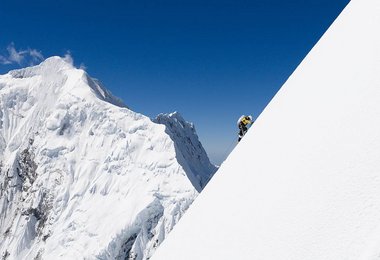 Beim Aufstieg zum Kimshung (6781 m)