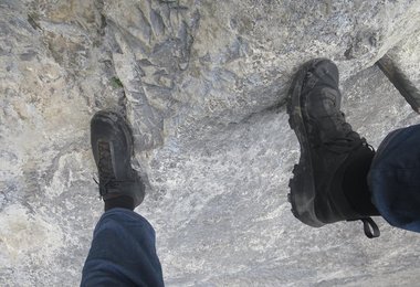 Welcher Schuh für Klettersteige?