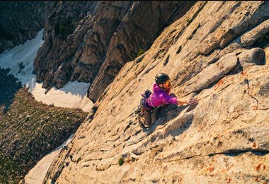 Klettern in Lone Peak; Foto: Christian Adam