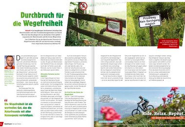 Durchbruch für die Wegefreiheit