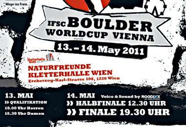 Boulder Weltcup in Wien 13./14. Mai 2011