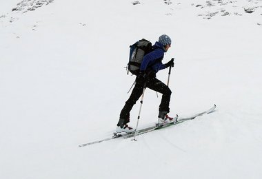 Bei der letzten Tour vor der Auslösung (7.12.2014 Pfaffenbichl - Hochfügen).