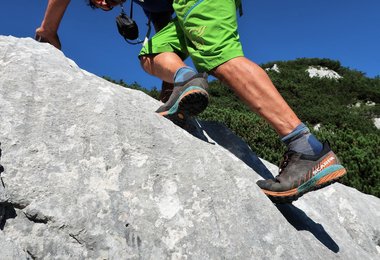 Der Scarpa Mescalito hat eine mittelweiche Sohle
