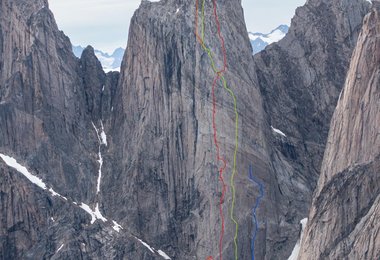 Expedition Mythic Cirque - Topo Siren Tower (c) Martin Feistl/Felix Bub