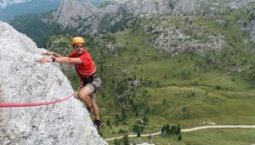 Das Ende der dritten Seillänge.