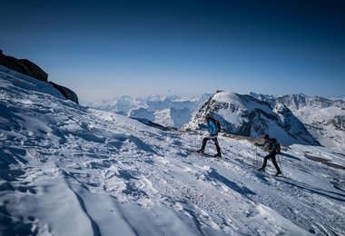 Beim Aufstieg zum Grand Paradiso - alle Fotos (c) Philipp Reiter