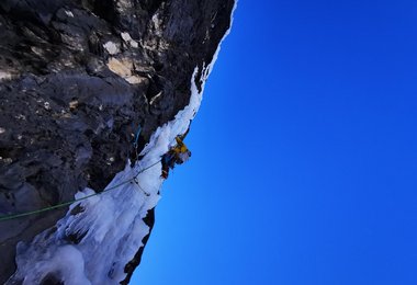 Via l cajin - Pordoi Westwand